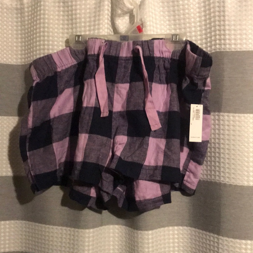 Never Worn Before Plaid Pajama Shorts